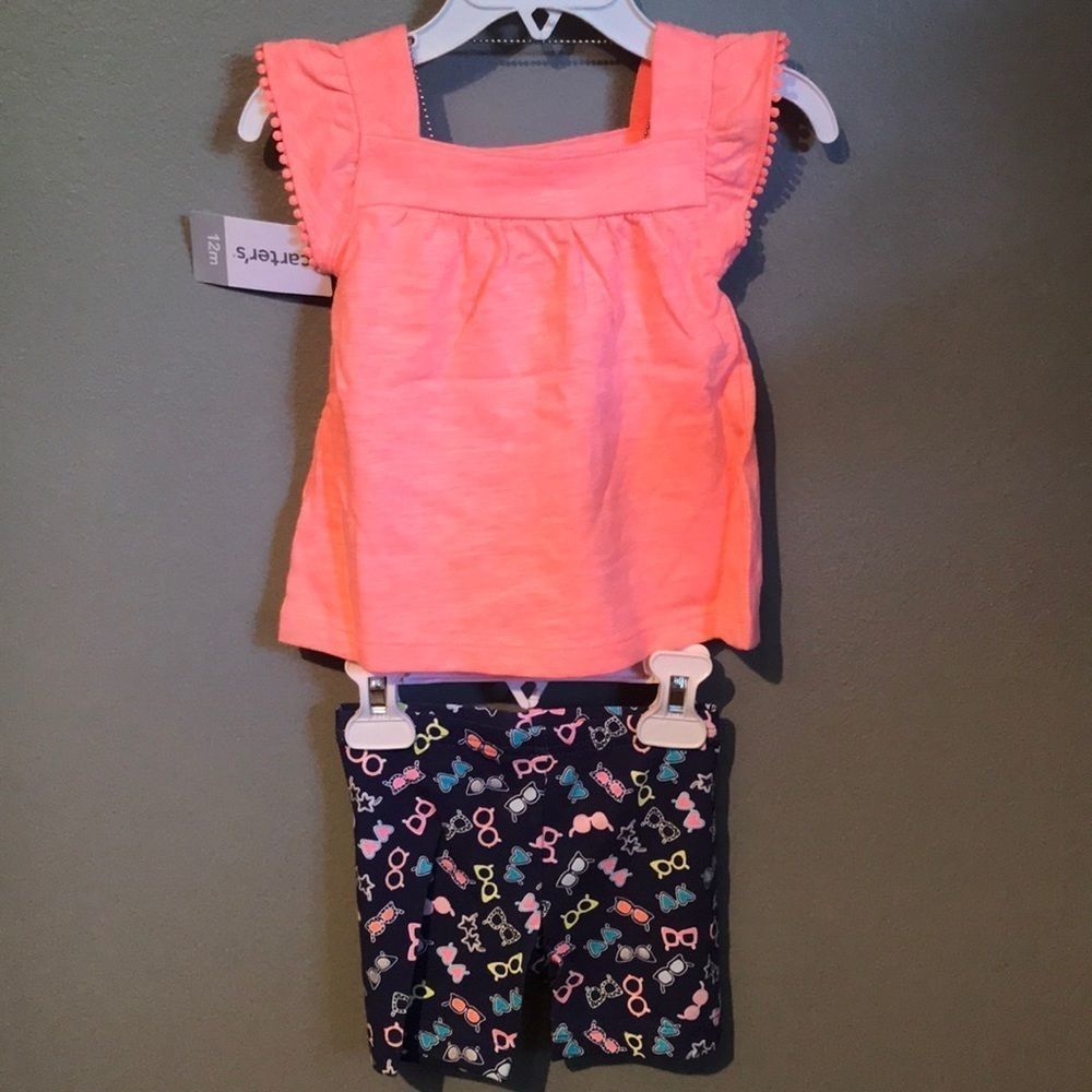 Carters baby girls 2 piece set